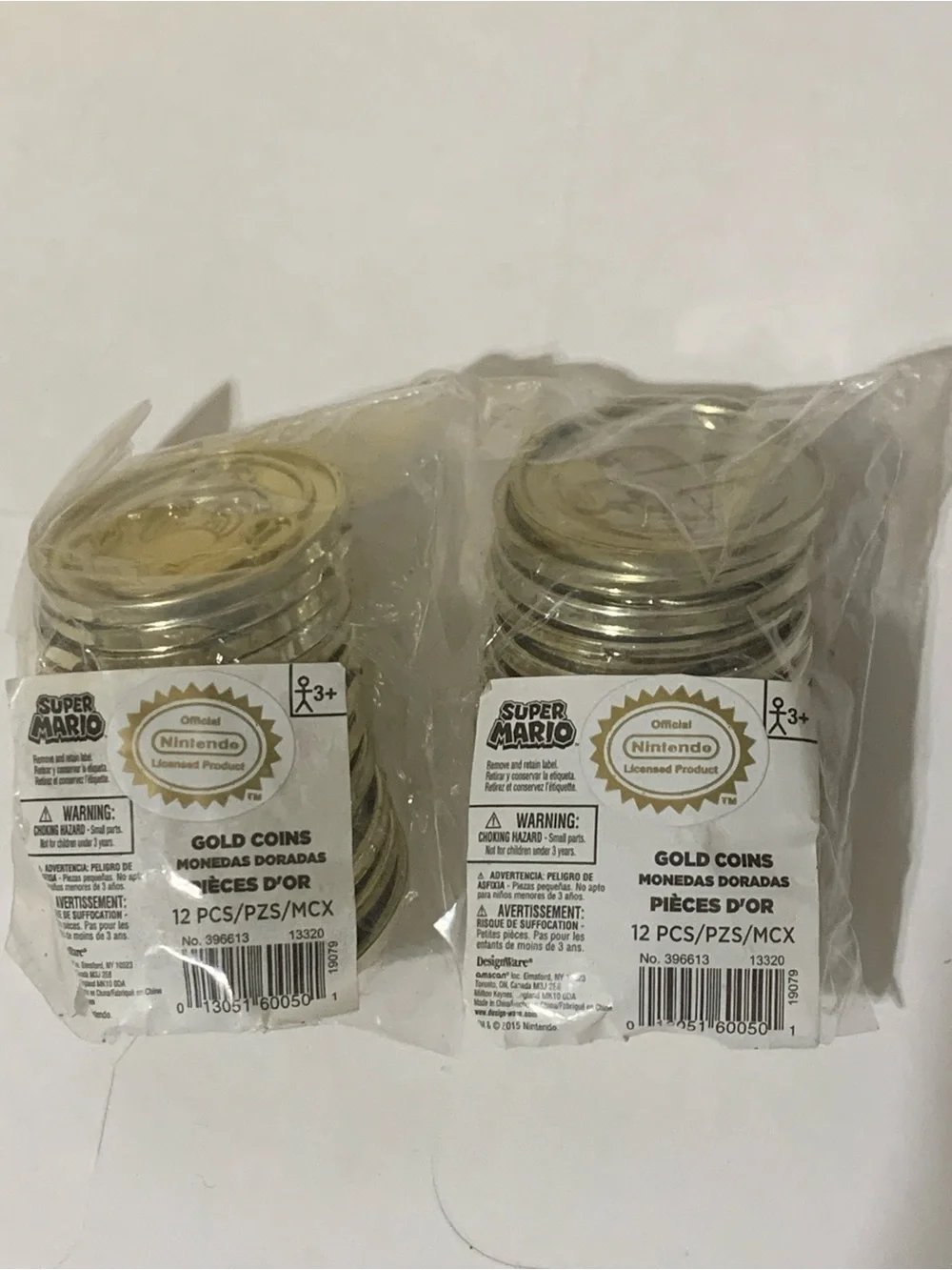 12 Guest Nintendo Super Mario Party Favor Kit Yellow Mystery Box